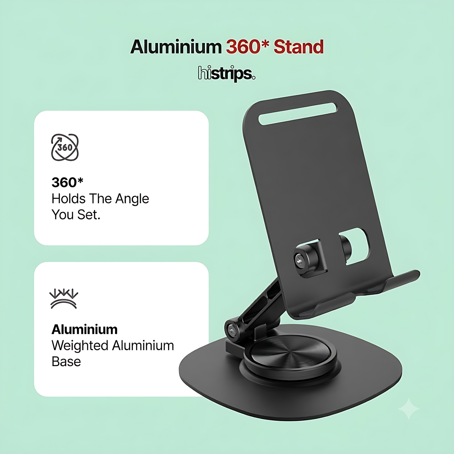 Aluminium 360° Panel Stand
